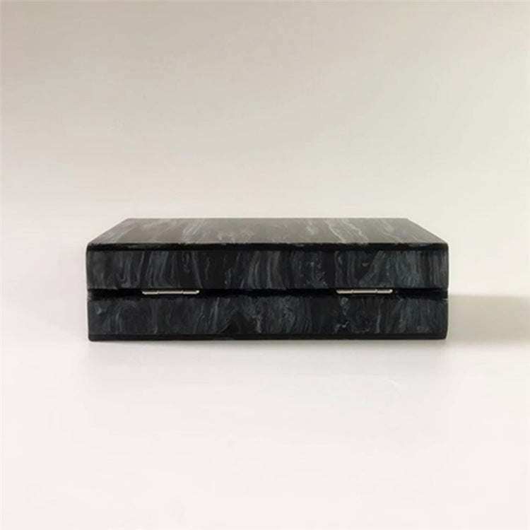 Minaudière Procyon Pervenche Paris – acrylique effet marbre – photo 3