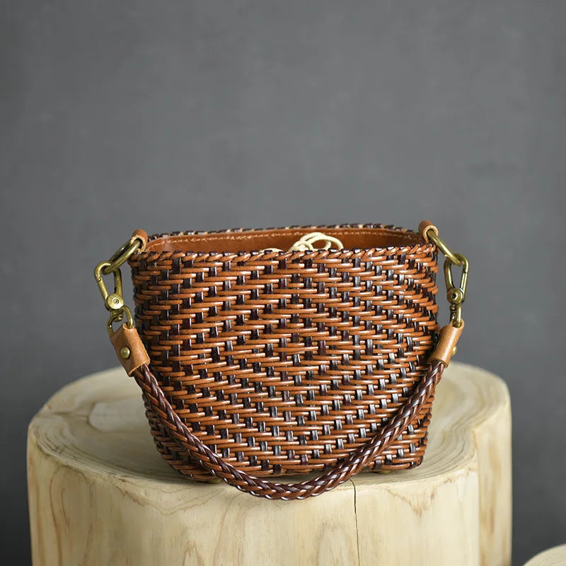 Sac Spessartite Pervenche Paris – bandoulière cuir artisanal – photo 2