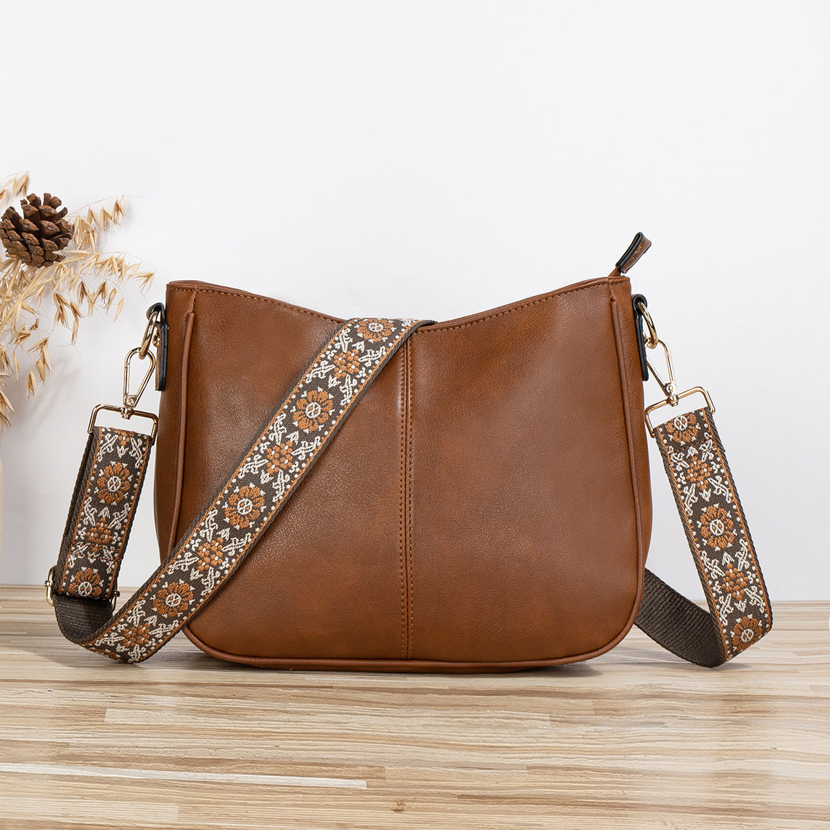 Sac Turquoise Pervenche Paris – seau bandoulière