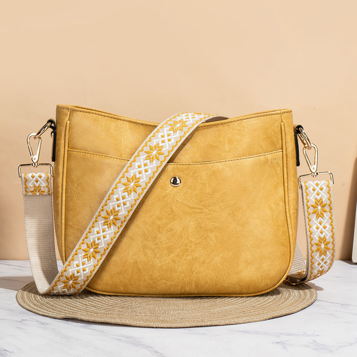 Sac Turquoise Pervenche Paris – seau bandoulière – photo 9