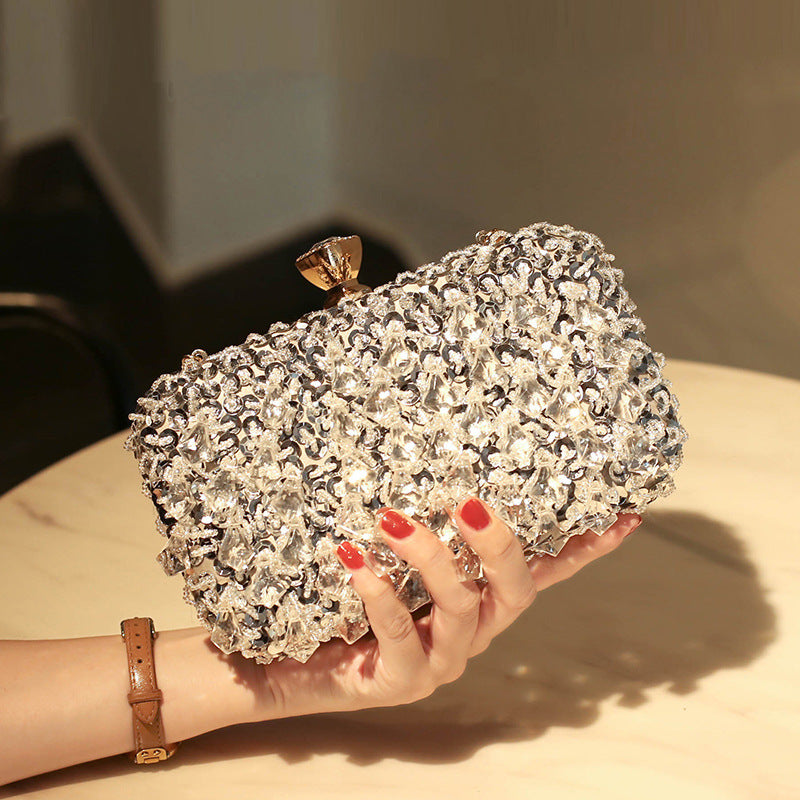 Sac Hamal Pervenche Paris – satin de soirée – photo 5