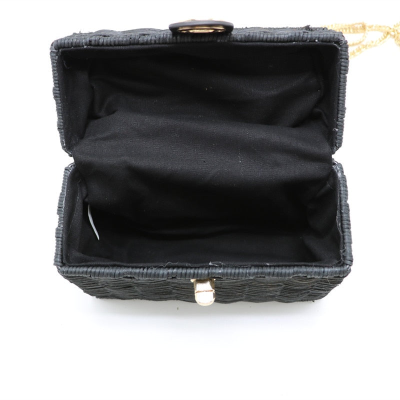 Sac Larimar Pervenche Paris – tressage effet paille – photo 5