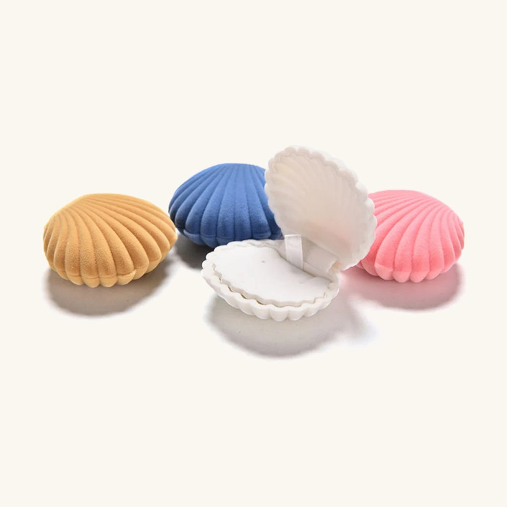 Écrin Corail Pervenche Paris – coquillage velours