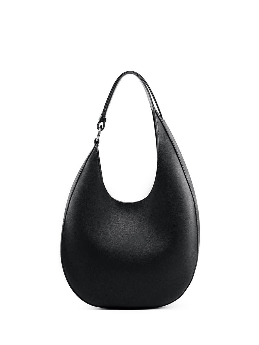 Sac croissant Célæno Pervenche Paris – cuir – photo 2