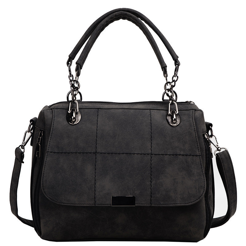 Sac Émeraude Pervenche Paris – effet daim – photo 4