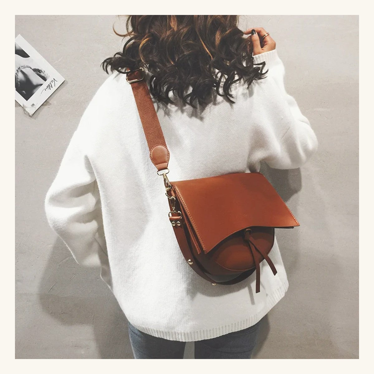 Sac Onyx Pervenche Paris – besace minimaliste – photo 2