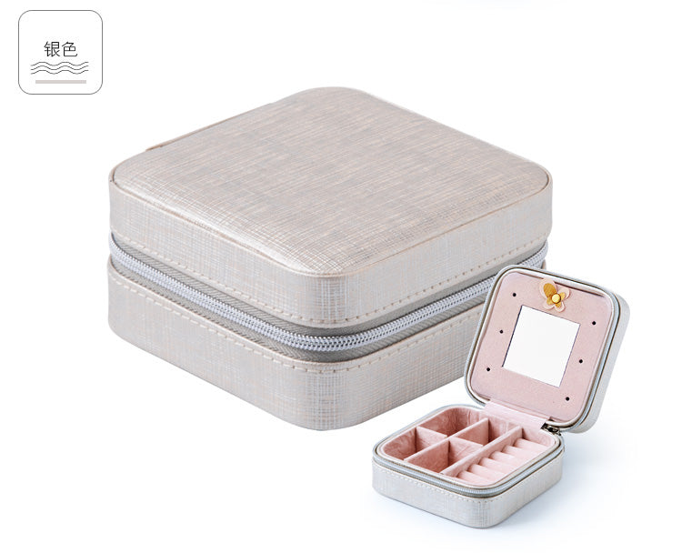 Trousse à bijoux Électre Pervenche Paris – avec miroir – photo 3