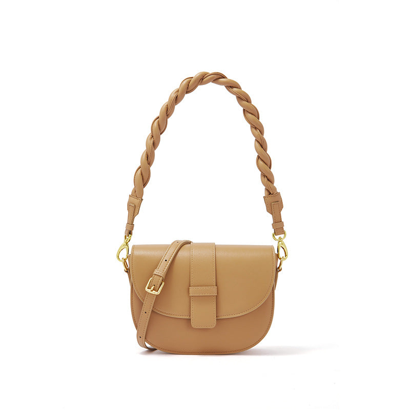 Sac Astrée Pervenche Paris – demi-rond en cuir – photo 7