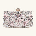 Pochette Elnath Pervenche Paris – soirée sertie de strass