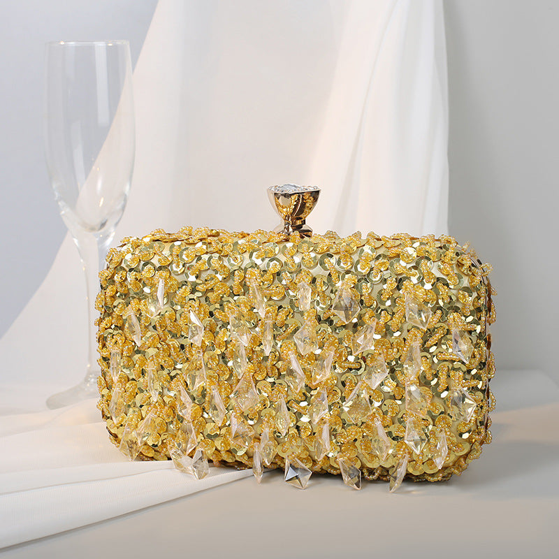 Sac Hamal Pervenche Paris – satin de soirée – photo 11