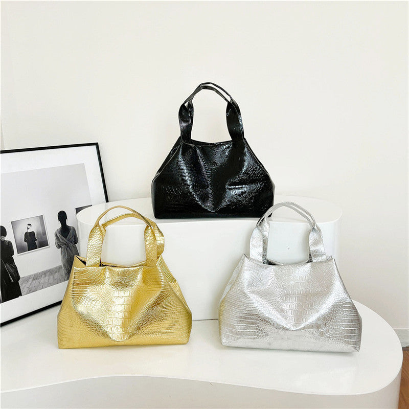 Sac Rhodonite Pervenche Paris – effet croco – photo 8