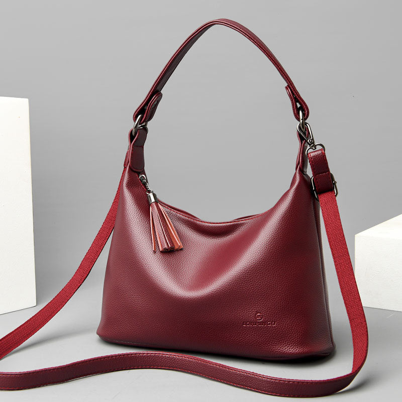Sac Grenat Pervenche Paris – porté épaule – photo 5