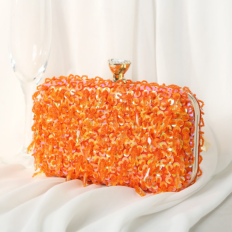 Sac Hamal Pervenche Paris – satin de soirée – photo 12
