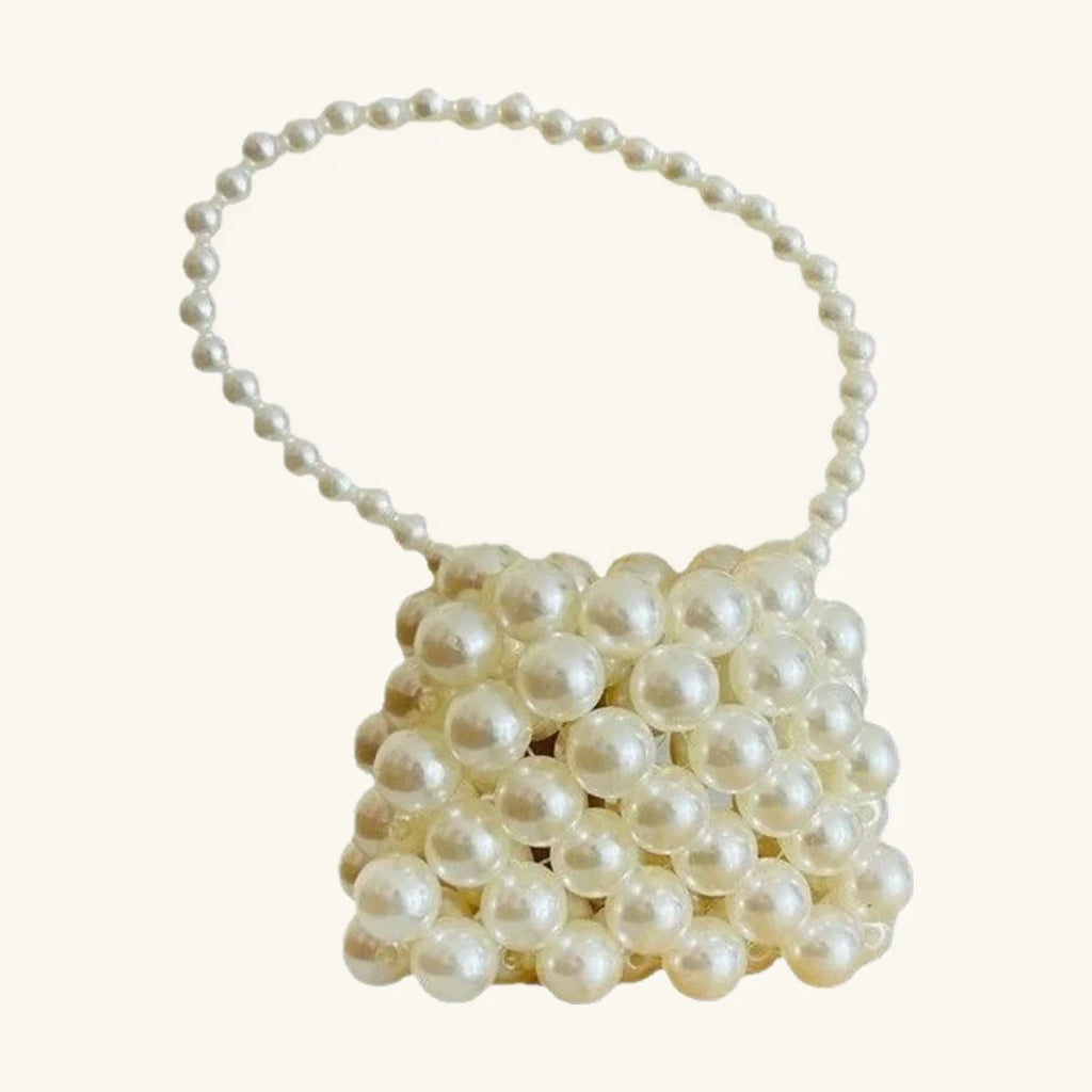 Sac Variscite Pervenche Paris – perles nacrées – photo 8