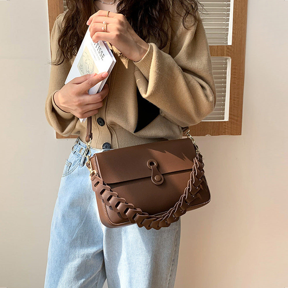 Sac Perle Pervenche Paris – mini tressé à chaîne – photo 3
