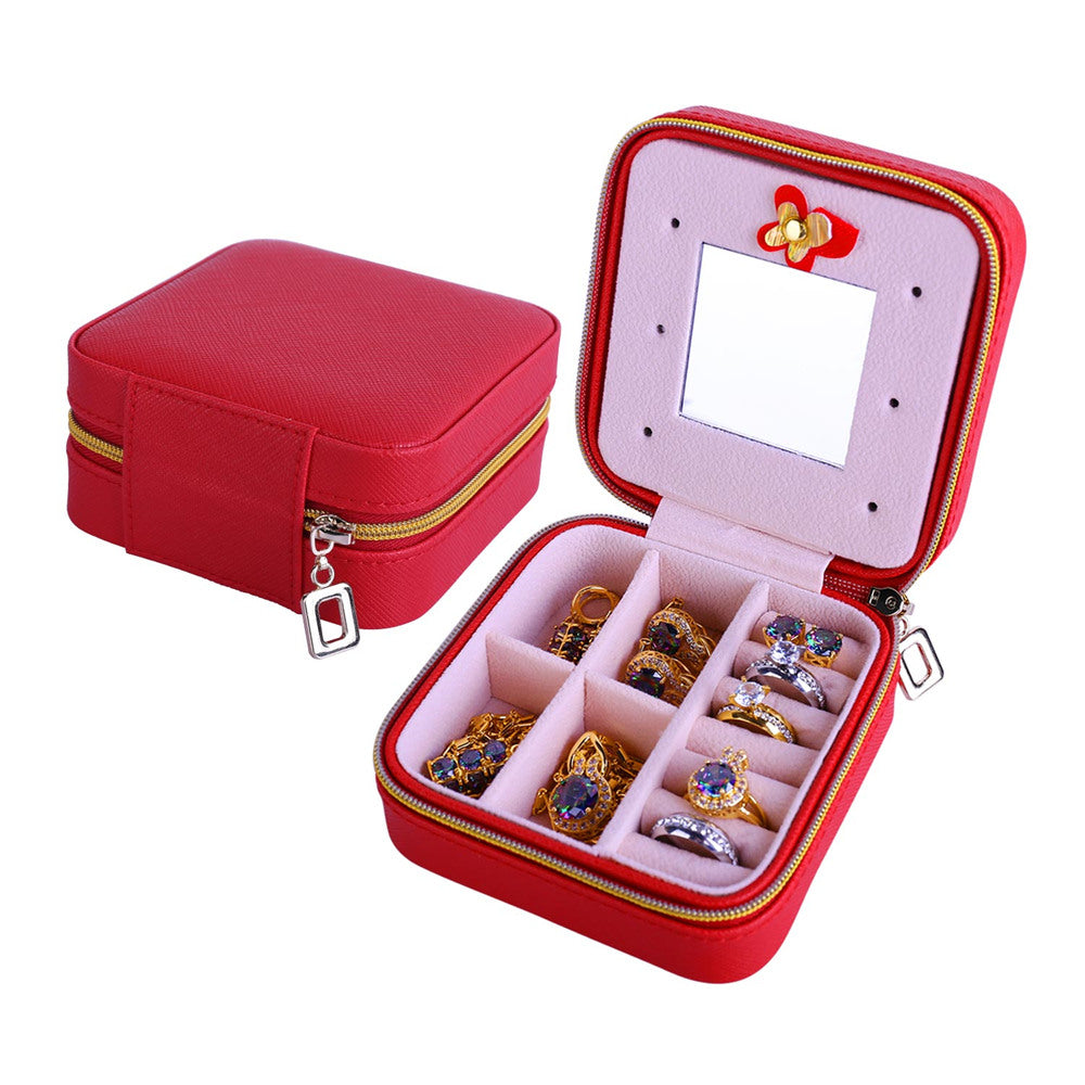 Trousse à bijoux Électre Pervenche Paris – avec miroir