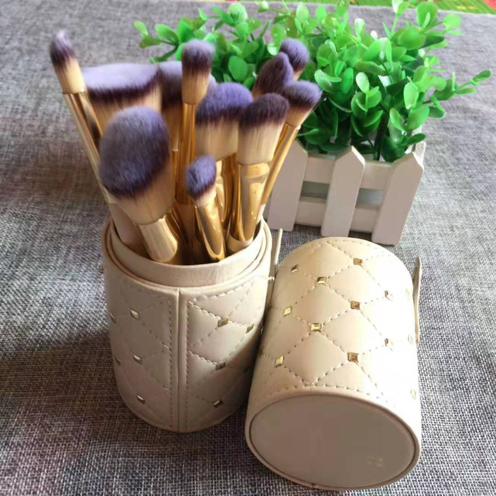 Pinceaux Pléiades Pervenche Paris – set de 12 avec pot