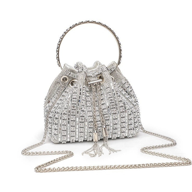Sac Saiph Pervenche Paris – seau à strass