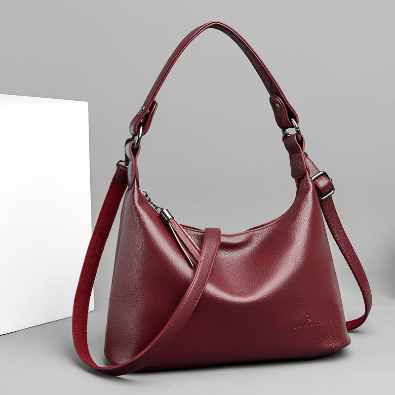 Sac Grenat Pervenche Paris – porté épaule – photo 10