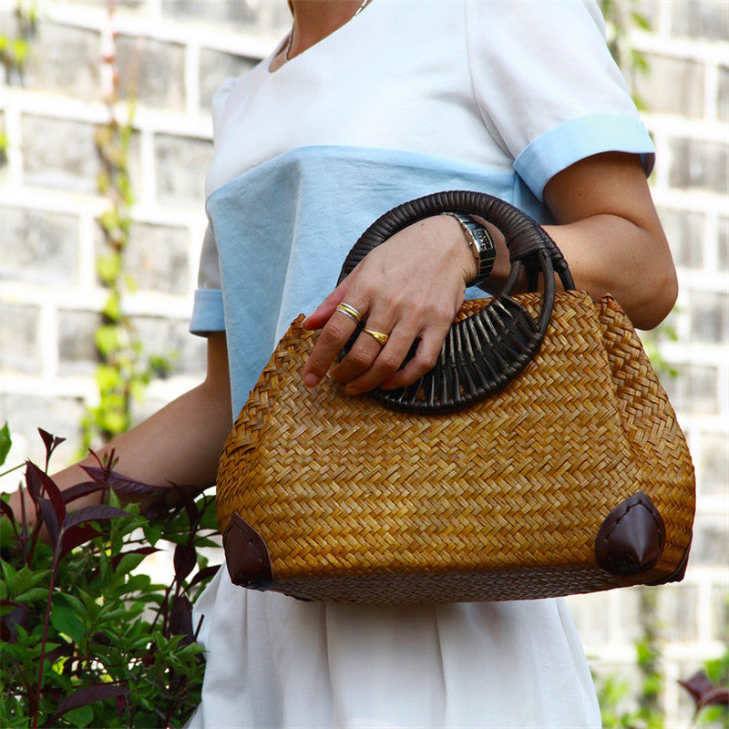 Sac Izar Pervenche Paris – rotin fait main