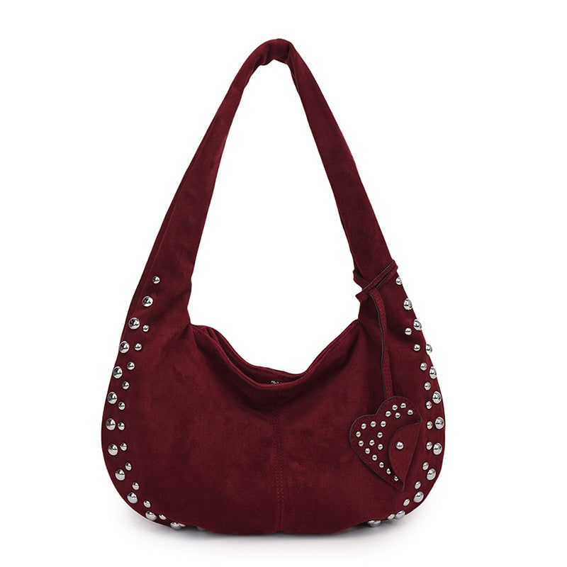 Sac Améthyste Pervenche Paris – porté épaule velours – photo 5