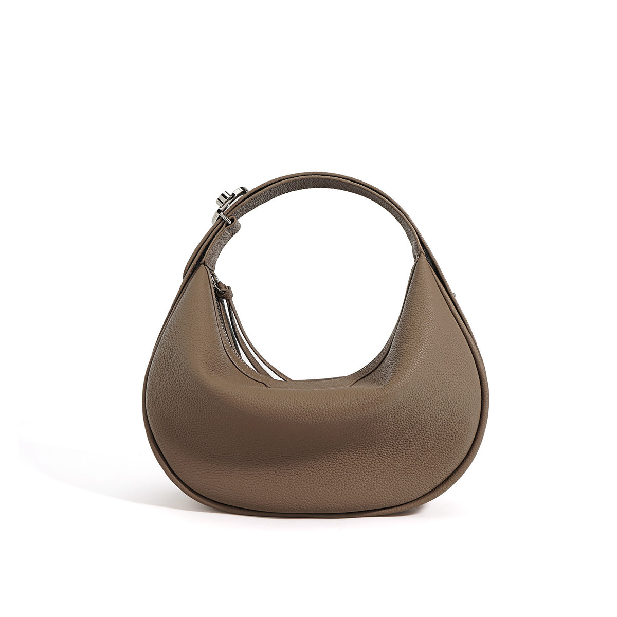 Sac Nacre Pervenche Paris – demi-lune porté épaule, cuir de vache – photo 6