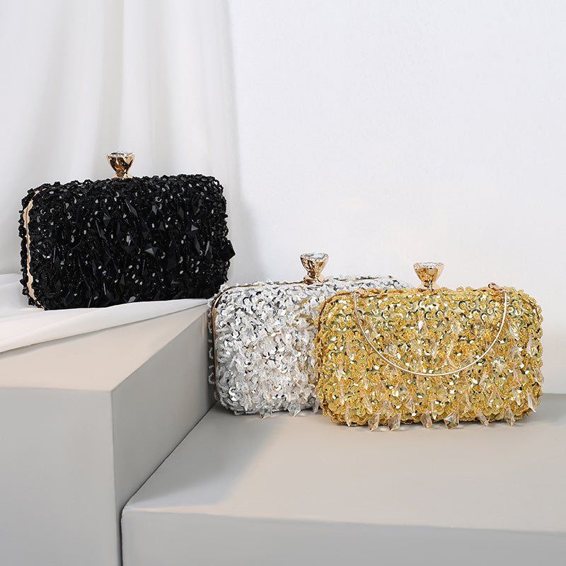 Sac Hamal Pervenche Paris – satin de soirée – photo 2