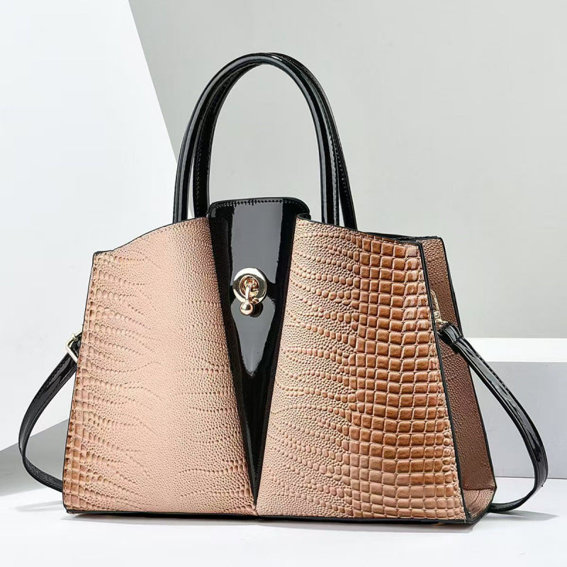 Sac Cassiopée Pervenche Paris – effet croco – photo 5