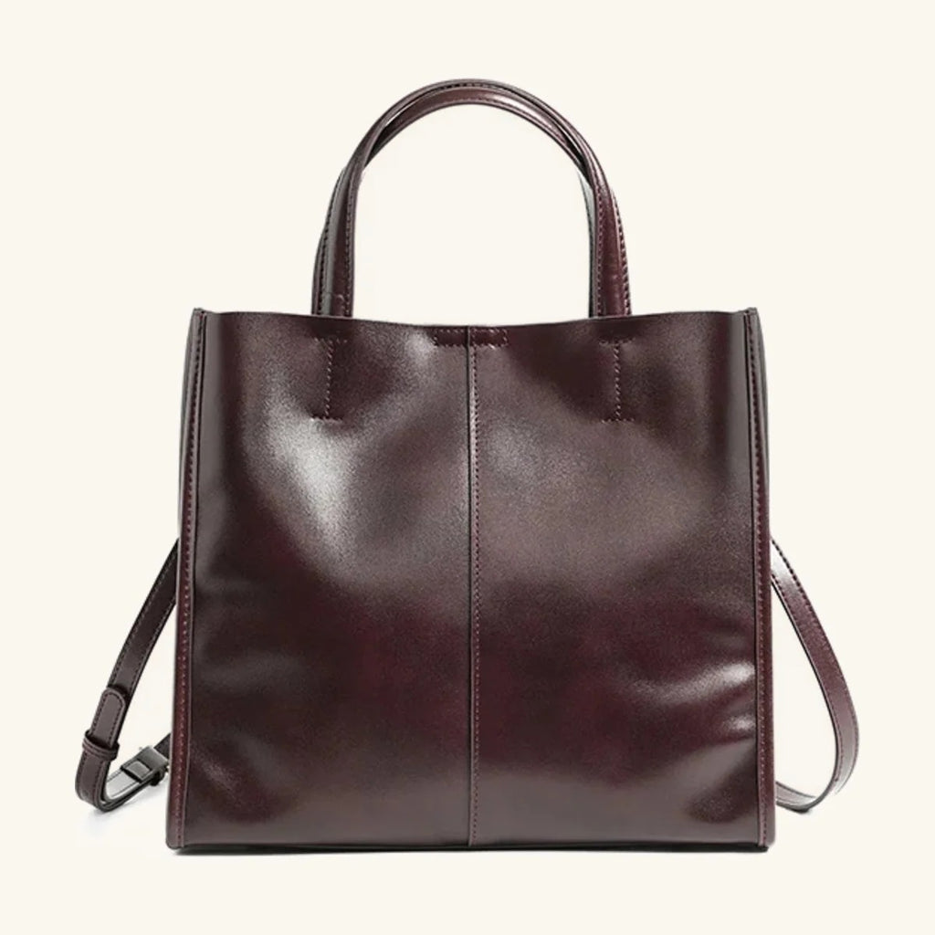 Cabas Taygète Pervenche Paris – cuir tanné végétal – photo 5