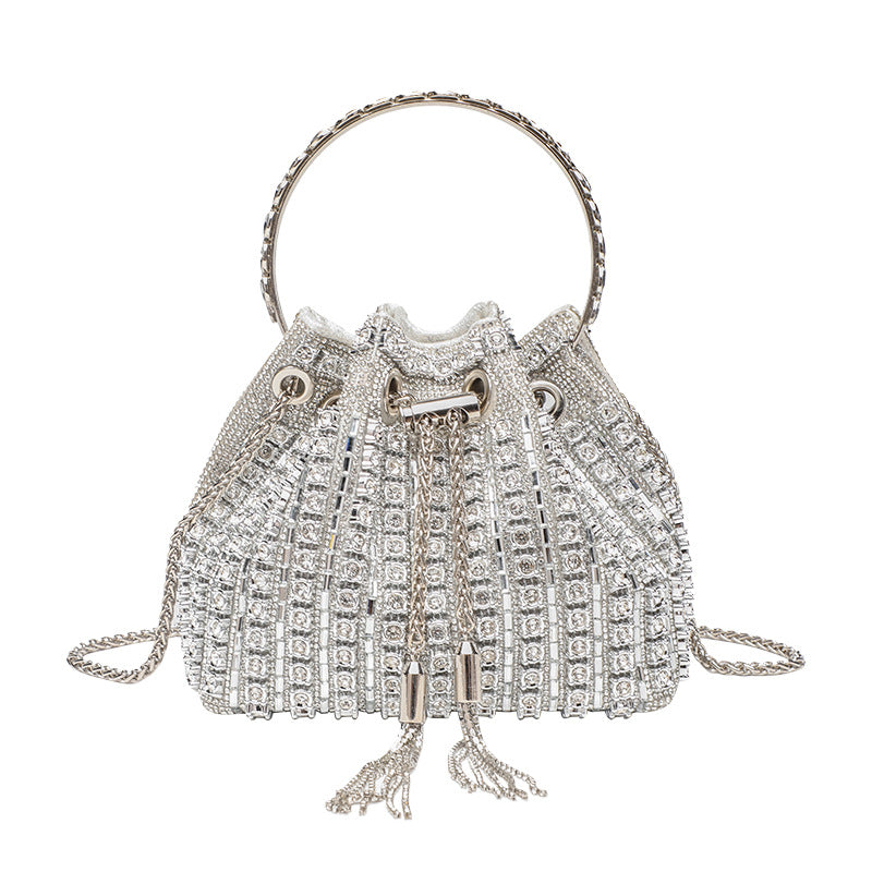 Sac Saiph Pervenche Paris – seau à strass – photo 2