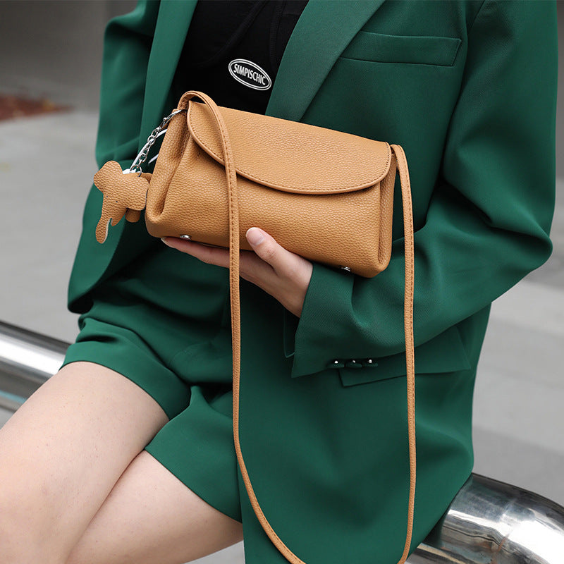 Sac Andromède Pervenche Paris – noué, cuir de vache – photo 5