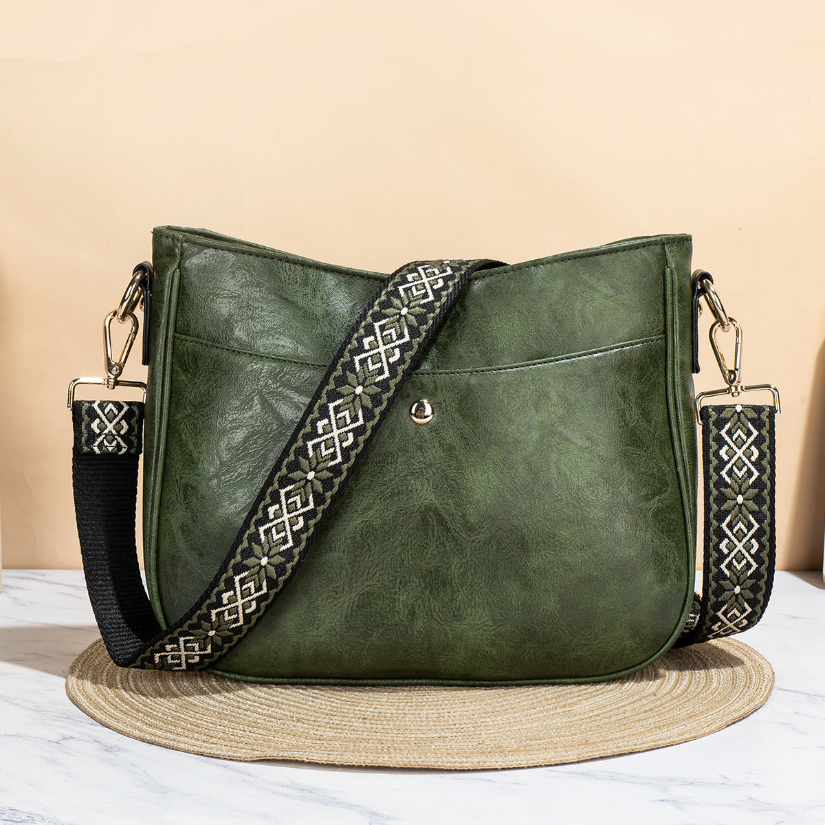 Sac Turquoise Pervenche Paris – seau bandoulière – photo 6