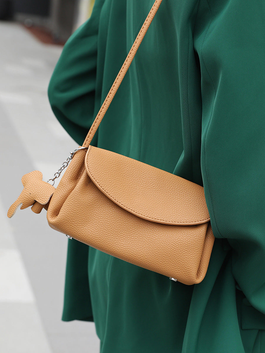 Sac Andromède Pervenche Paris – noué, cuir de vache – photo 10
