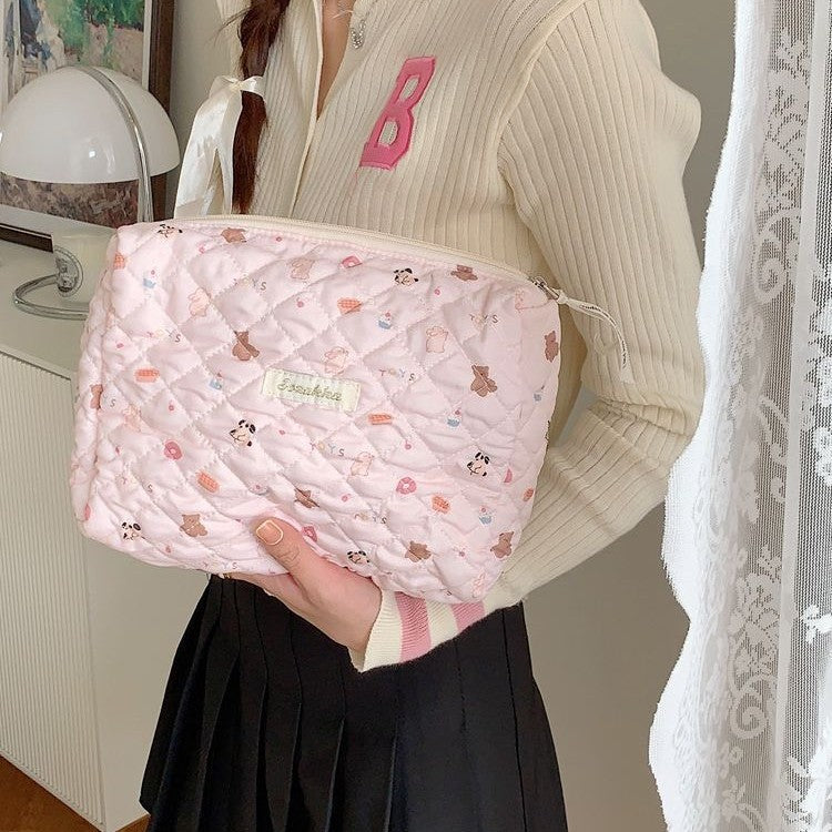 Sac Danburite Pervenche Paris – matelassé imprimé