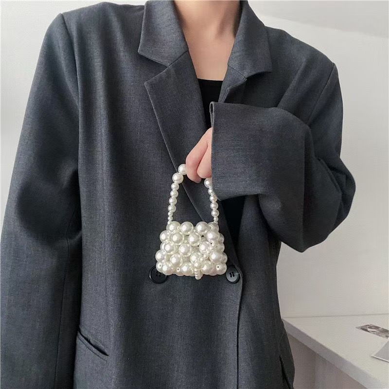 Sac Variscite Pervenche Paris – perles nacrées