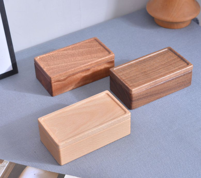 Boîte à bijoux Euclase Pervenche Paris – bois massif à compartiments