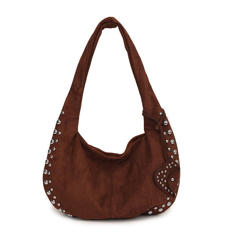 Sac Améthyste Pervenche Paris – porté épaule velours – photo 2