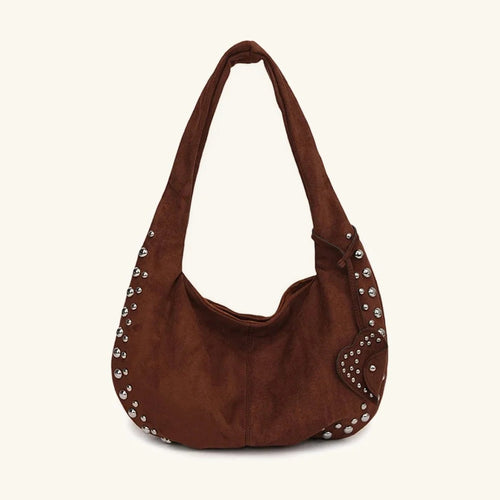 Sac Améthyste Pervenche Paris – porté épaule velours – photo 2