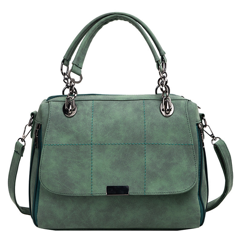 Sac Émeraude Pervenche Paris – effet daim