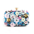 Pochette Rhodolite Pervenche Paris – soirée ornée de fleurs
