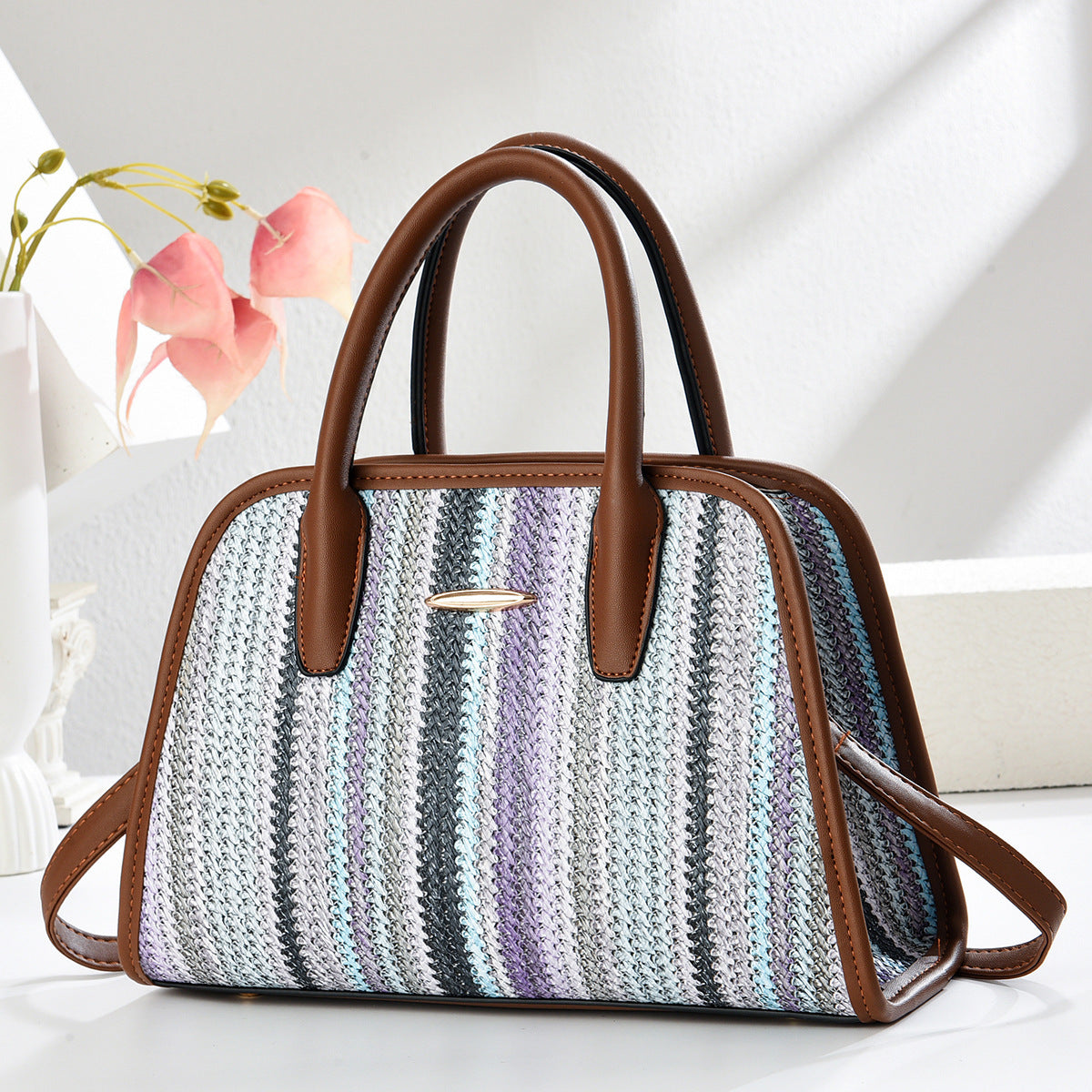 Sac Ankaa Pervenche Paris – seau rétro – photo 3