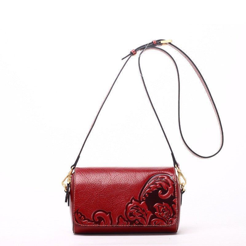Pochette Diamant Pervenche Paris – soirée, cuir de vache – photo 4