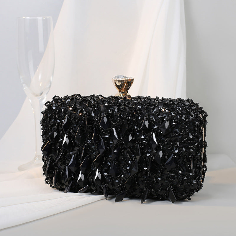 Sac Hamal Pervenche Paris – satin de soirée – photo 4
