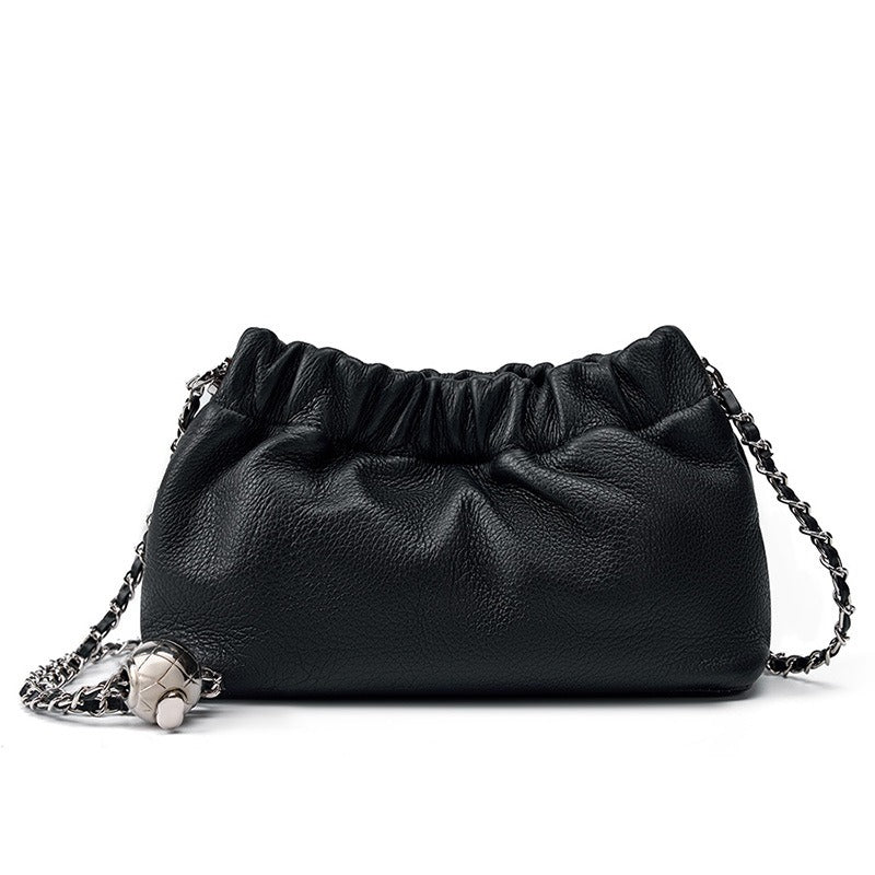 Sac Fomalhaut Pervenche Paris – plissé nuage à chaîne – photo 7