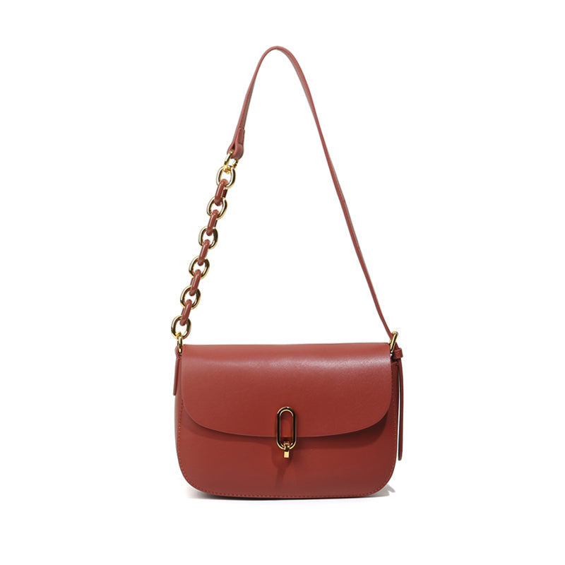 Sac Céphée Pervenche Paris – cuir à fermoir – photo 11