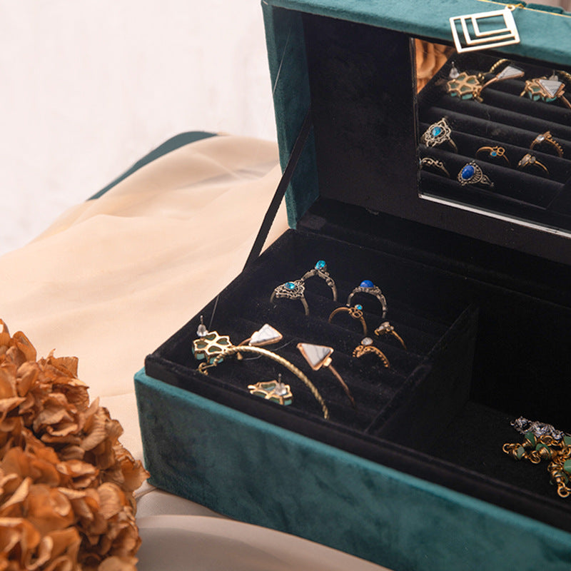 Coffret Malachite Pervenche Paris – velours vert – photo 2