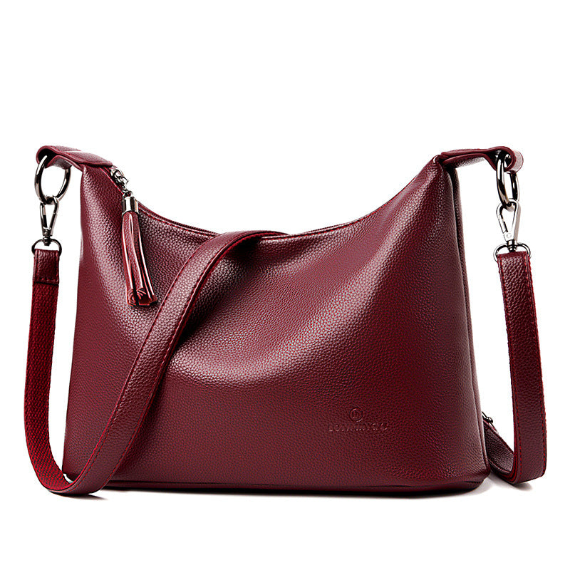 Sac Grenat Pervenche Paris – porté épaule – photo 8