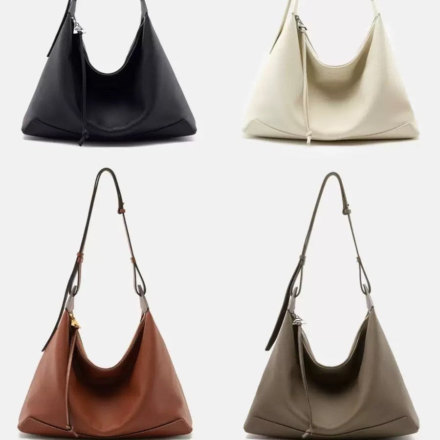 Sac Polaris Pervenche Paris – porté épaule, cuir de vache