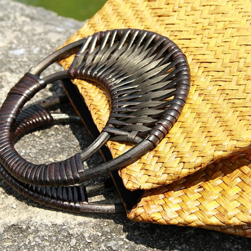 Sac Izar Pervenche Paris – rotin fait main – photo 2