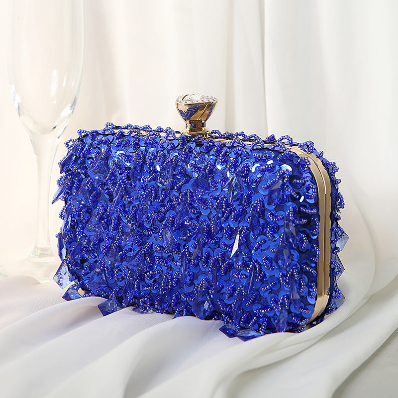 Sac Hamal Pervenche Paris – satin de soirée – photo 3